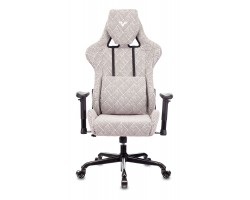 Кресло игровое Zombie VIKING LOFT серый Loft ромбик с подголов. крестовина металл-foto2