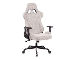 Кресло игровое Zombie VIKING LOFT серый Loft ромбик с подголов. крестовина металл-foto12