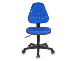 Кресло детское Бюрократ KD-4 синий космос крестовина пластик-foto2