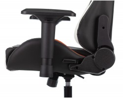 Кресло игровое Zombie VIKING TANK черный/оранжевый/белый эко.кожа с подголов. крестовина металл-foto10