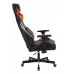 Кресло игровое Zombie VIKING TANK черный/оранжевый/белый эко.кожа с подголов. крестовина металл