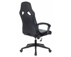 Кресло игровое Zombie DRIVER черный/голубой эко.кожа с подголов. крестовина пластик-foto13