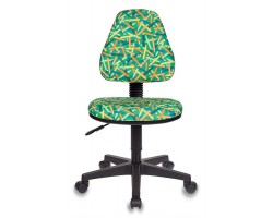 Кресло детское Бюрократ KD-4 зеленый карандаши крестовина пластик-foto2