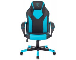 Кресло игровое Zombie GAME 17 черный/синий текстиль/эко.кожа крестовина пластик-foto2