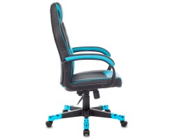 Кресло игровое Zombie GAME 17 черный/синий текстиль/эко.кожа крестовина пластик-foto3