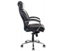 Кресло руководителя Бюрократ T-9904SL черный эко.кожа крестовина металл хром-foto3