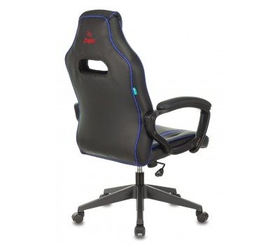 Кресло игровое Zombie A3 черный/синий эко.кожа крестовина пластик