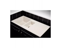 Кухонная мойка MODENA 1,5B2D WHITE ALABASTER KUPPERSBERG-foto2