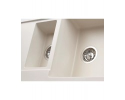 Кухонная мойка MODENA 1,5B2D WHITE ALABASTER KUPPERSBERG-foto3