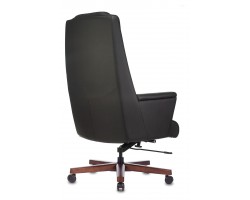 Кресло руководителя Бюрократ _DUKE черный кожа крестовина металл/дерево-foto4