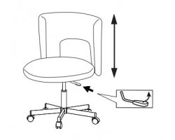 Кресло Бюрократ KF-1M серый 26-25 крестовина металл черный-foto7