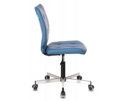 Кресло Бюрократ CH-330M синий Orion-03 эко.кожа крестовина металл хром-foto3