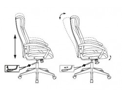 Кресло игровое Zombie Viking-8 черный/синий эко.кожа крестовина пластик-foto7