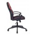 Кресло игровое Zombie VIKING-11 черный/красный текстиль/эко.кожа крестовина пластик