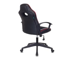 Кресло игровое Zombie VIKING-11 черный/красный текстиль/эко.кожа крестовина пластик-foto4