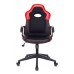 Кресло игровое Zombie VIKING-11 черный/красный текстиль/эко.кожа крестовина пластик
