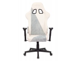 Кресло игровое Zombie VIKING X Fabric белый/серо-голубой с подголов. крестовина пластик-foto12