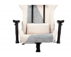 Кресло игровое Zombie VIKING X Fabric белый/серо-голубой с подголов. крестовина пластик-foto6