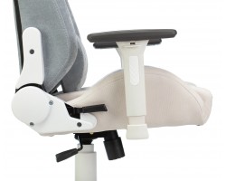 Кресло игровое Zombie EPIC PRO Fabric белый/серо-голубой с подголов. крестовина пластик пластик белый-foto11