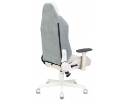 Кресло игровое Zombie EPIC PRO Fabric белый/серо-голубой с подголов. крестовина пластик пластик белый-foto15