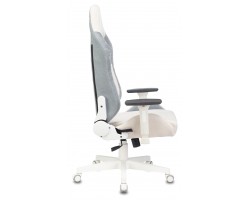 Кресло игровое Zombie EPIC PRO Fabric белый/серо-голубой с подголов. крестовина пластик пластик белый-foto14