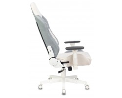 Кресло игровое Zombie EPIC PRO Fabric белый/серо-голубой с подголов. крестовина пластик пластик белый-foto16