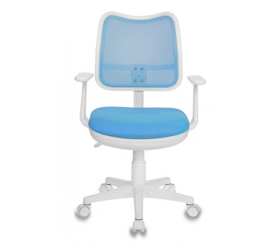 Кресло детское Бюрократ CH-W797 голубой сиденье голубой TW-55 сетка/ткань крестовина пластик пластик белый