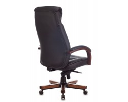 Кресло руководителя Бюрократ T-9924WALNUT черный кожа крестовина металл/дерево-foto4