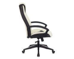 Кресло игровое Zombie 8 белый/черный эко.кожа крестовина пластик-foto3