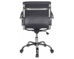 Кресло руководителя Бюрократ Ch-993-Low черный эко.кожа низк.спин. крестовина металл хром-foto4