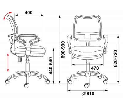 Кресло Бюрократ CH-799SL черный сиденье черный TW-11 сетка/ткань крестовина металл хром Кресло Бюрократ CH-799SL черный сиденье черный TW-11 сетка/ткань крестовина металл хром