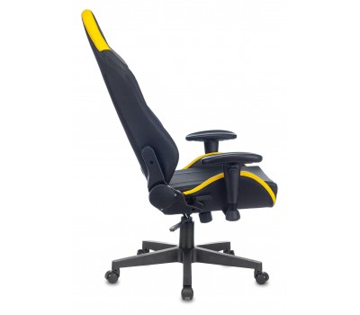 Кресло игровое Zombie HERO CYBERZONE PRO черный/желтый эко.кожа с подголов. крестовина пластик