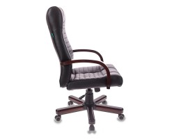 Кресло руководителя Бюрократ KB-10WALNUT черный эко.кожа крестовина металл/дерево-foto3