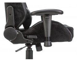 Кресло игровое Zombie EPIC PRO Edition черный текстиль/эко.кожа с подголов. крестовина пластик-foto10