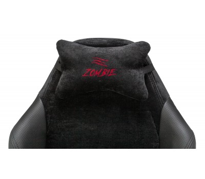 Кресло игровое Zombie EPIC PRO Edition черный текстиль/эко.кожа с подголов. крестовина пластик