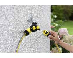 Распределитель 2-Х Канальный G3/4, G1/2 Для Систем Полива-foto3