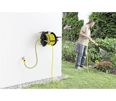 Настенная Катушка Для Шланга HR 4.525, Шланг 1/2" В Комплекте
