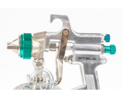 Краскораспылитель AS 702 НP профессиональный, всасывающего типа, сопло 1.8 мм и 2 мм Stels-foto4