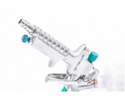 Краскораспылитель AG 810 HVLP, гравитационный, сопло 0.8 мм и 1 мм Stels-foto3